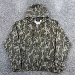 Mossy Oak Camo Hoodie Mens XL Trebark Camouflage Sweatshirt Long Sleeve Pullover